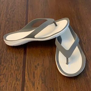 Crocs flip flops size 8